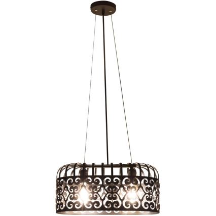 Rabalux - Chandelier 2xE27/60W/230V black
