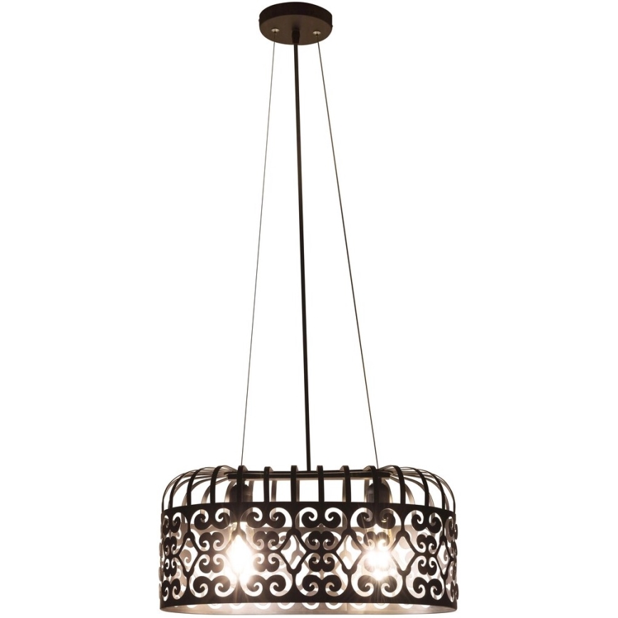 Rabalux - Chandelier 2xE27/60W/230V black