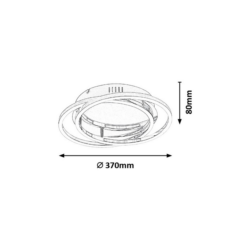 Rabalux - LED Ceiling light LED/30W/230V diameter 37cm