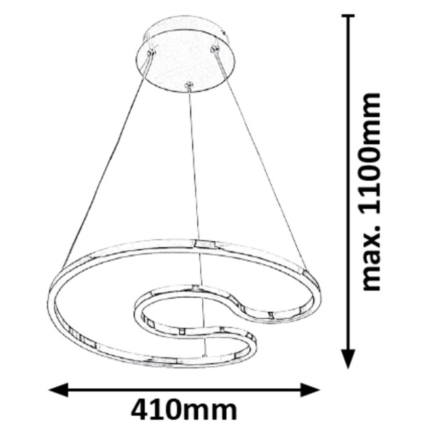 Rabalux - LED Chandelier on a string LED/30W/230V