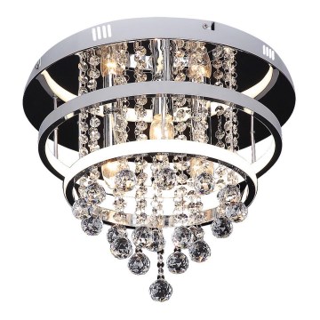 Rabalux 2237 - Crystal surface-mounted chandelier PALLAS LED/32W/230V + 3xE14/40W