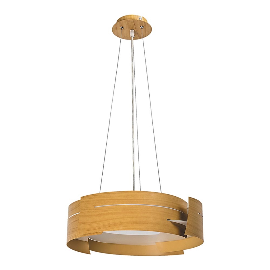 Rabalux 2245 - Chandelier BERBERA 3xE27/60W/230V beech