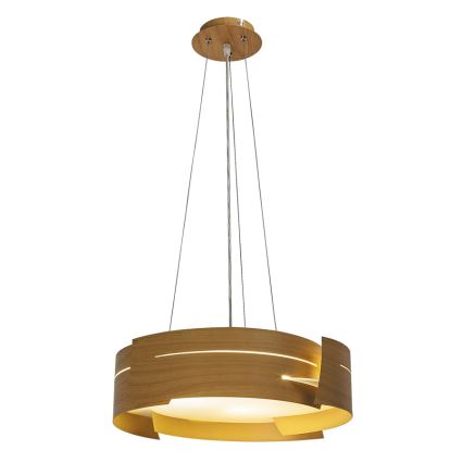 Rabalux 2245 - Chandelier BERBERA 3xE27/60W/230V beech