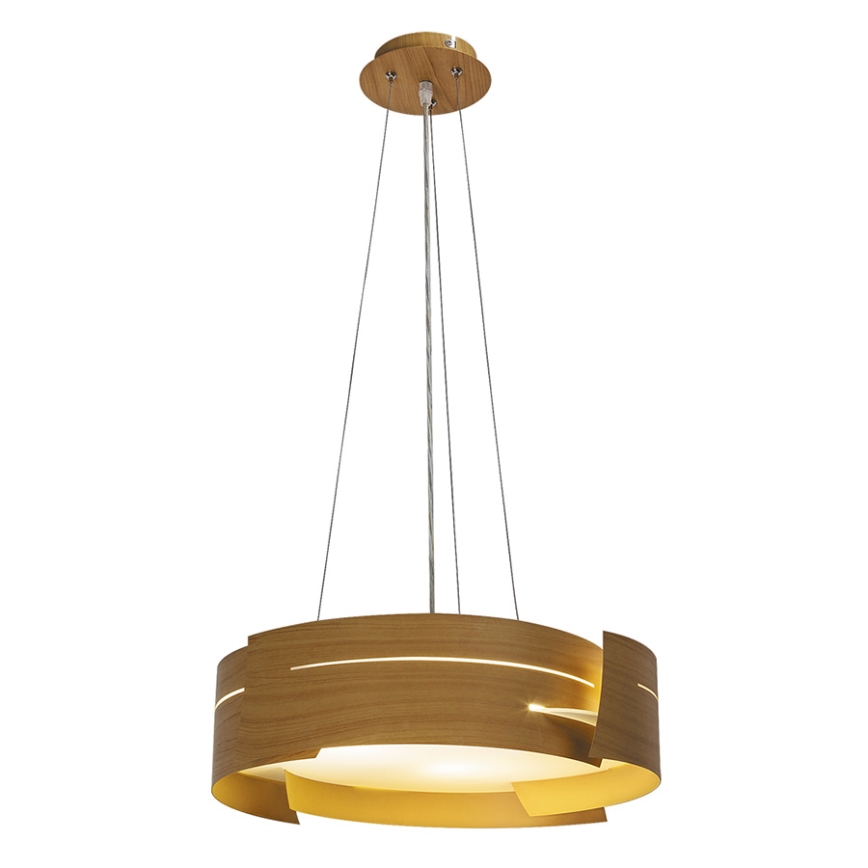 Rabalux 2245 - Chandelier BERBERA 3xE27/60W/230V beech