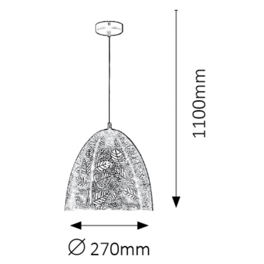Rabalux 2277 - Chandelier on a string MANORCA 1xE27/40W/230V