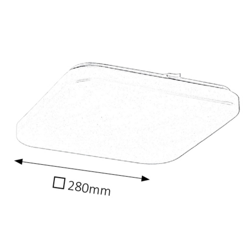 Rabalux - LED Ceiling Light LED/20W/230V 28x28 cm
