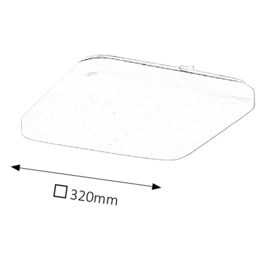 Rabalux - LED Ceiling Light LED/32W/230V 32x32 cm