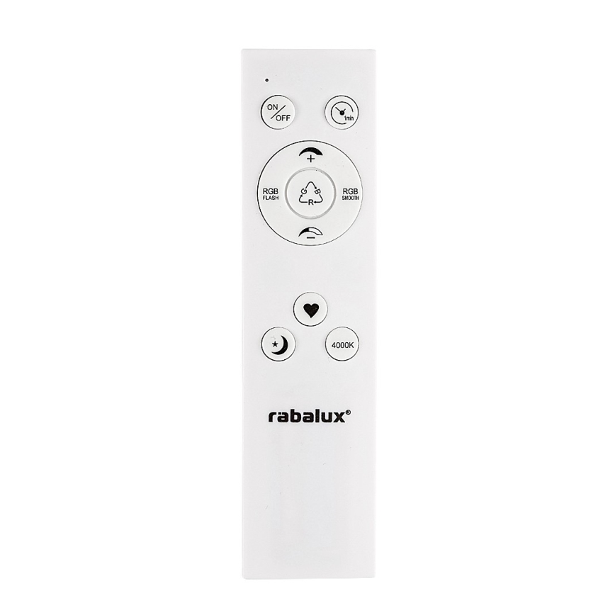 Rabalux - LED RGB Dimmable ceiling light LED/22W/230V Wi-Fi Tuya + remote control