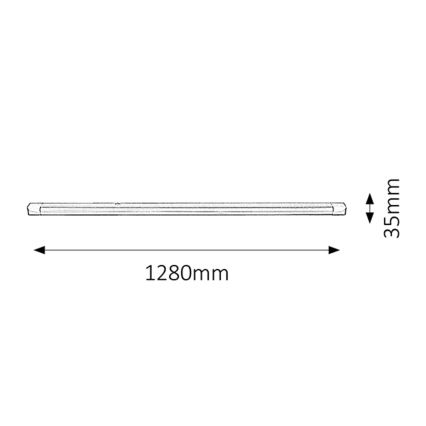 Rabalux - Under kitchen cabinet light 1xG13/36W/230V 128 cm
