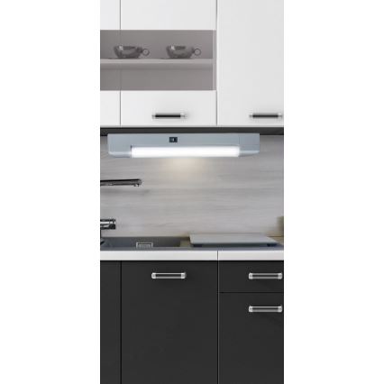 Rabalux - Under kitchen cabinet light BAND LIGHT 1xG13/10W/230V 39,5 cm silver