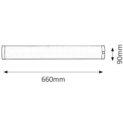 Rabalux - Under kitchen cabinet light 1xG13/18W/230V 66 cm