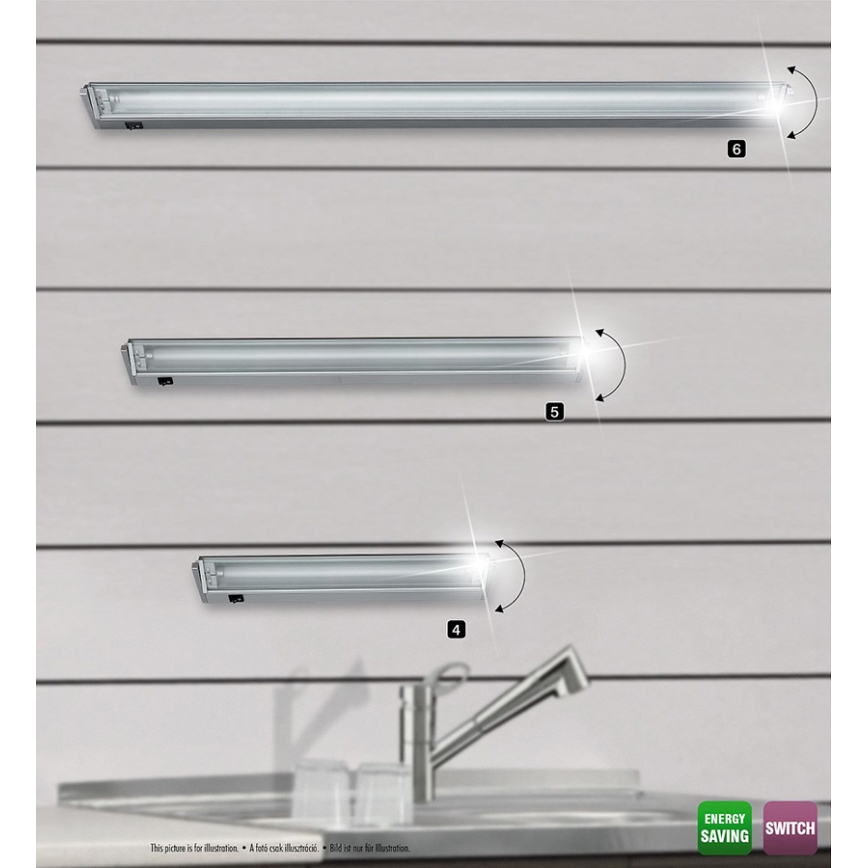 Rabalux - Under kitchen cabinet light G5/8W/230V