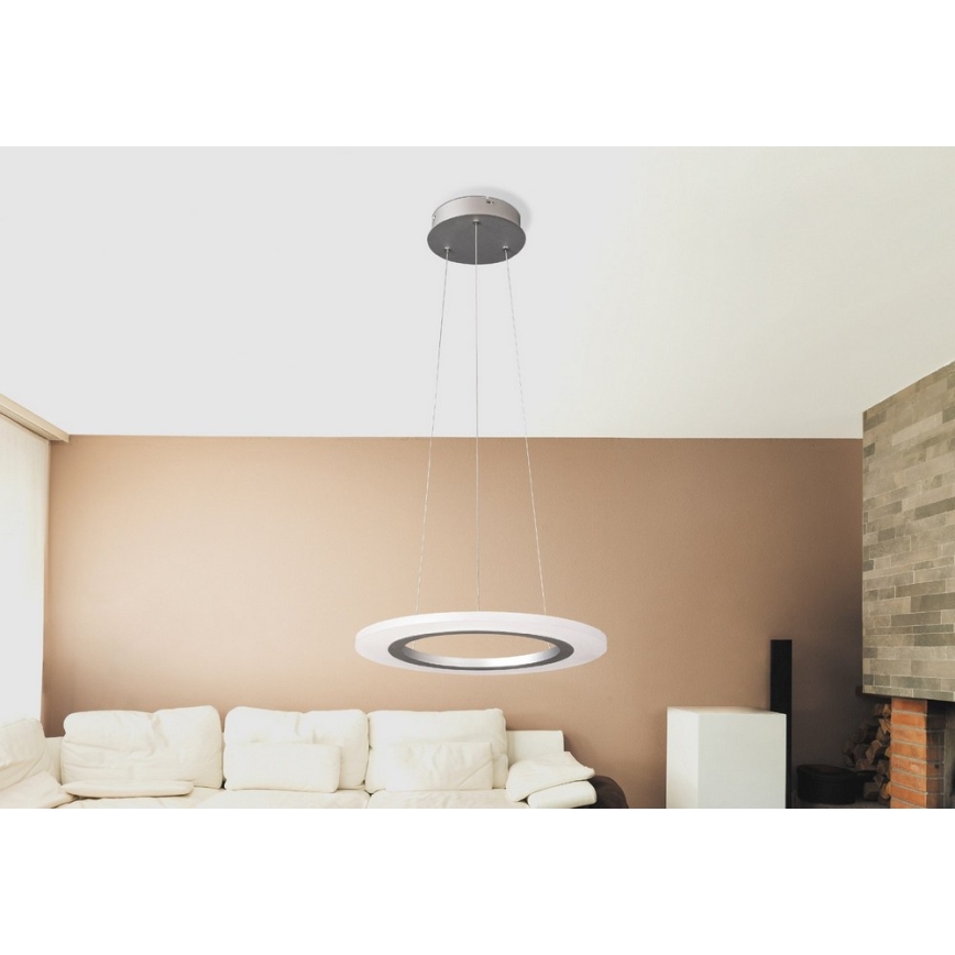 Rabalux 2428 - LED chandelier ADRIENNE LED/20W/230V silver