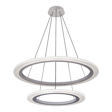 Rabalux 2429 - LED chandelier ADRIENNE LED/62W/230V silver