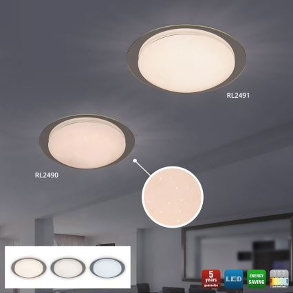 Rabalux 2491 - LED Ceiling light MINNEAPOLIS LED/18W/230V