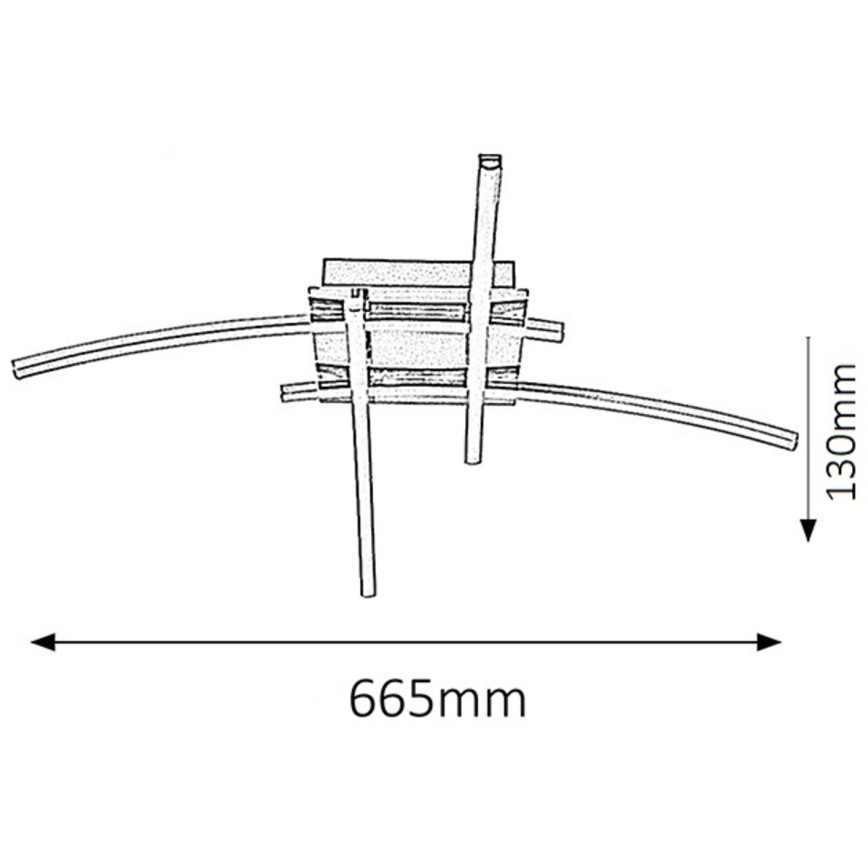 Rabalux - LED ceiling light 4xLED/6W