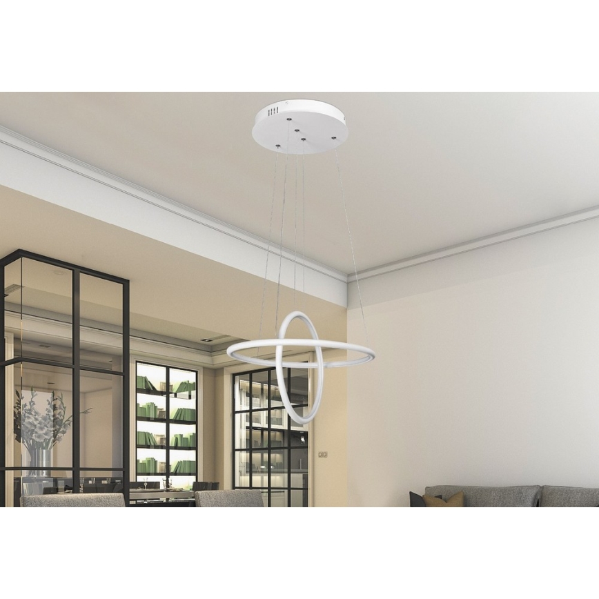 Rabalux 2544 - LED chandelier DONATELLA LED/37W/230V white