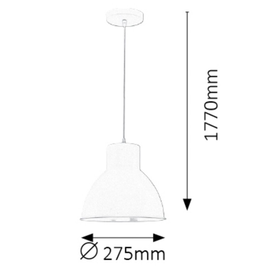 Rabalux - Chandelier 1xE27/60W/230V black