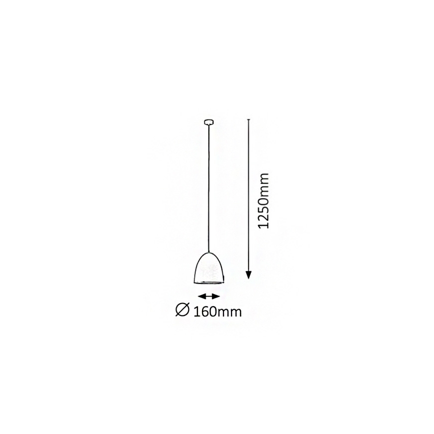 Rabalux - Chandelier OLIVIA 1xE27/60W/230V