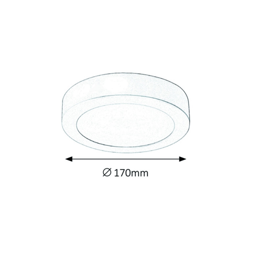 Rabalux - LED Ceiling light LED/12W/230V
