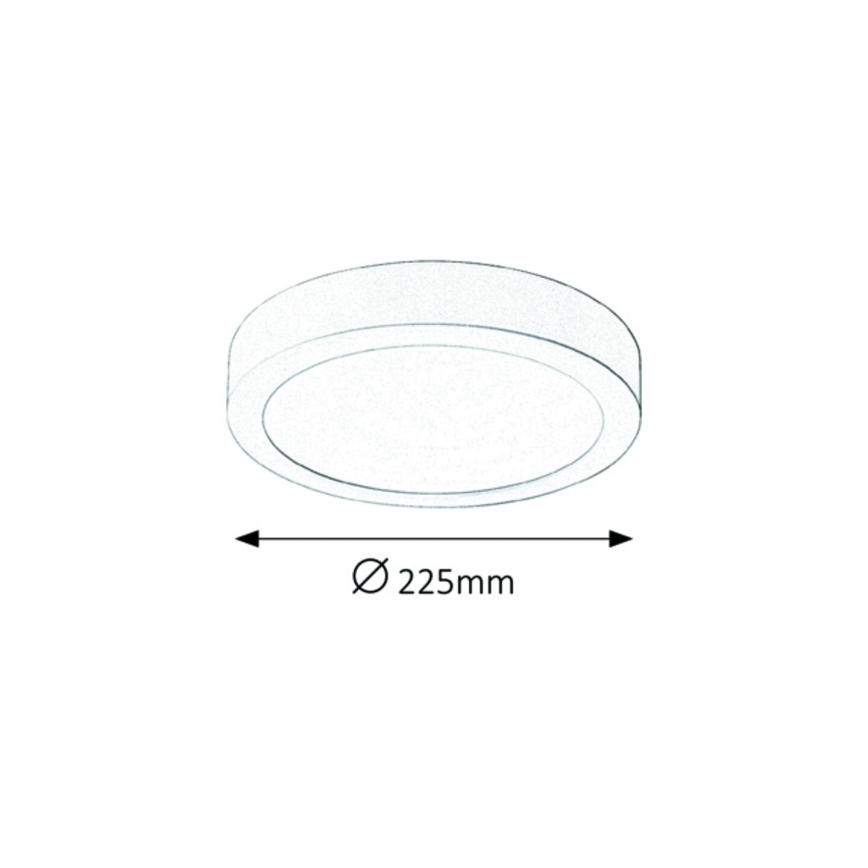 Rabalux - LED ceiling light LED/18W/230V