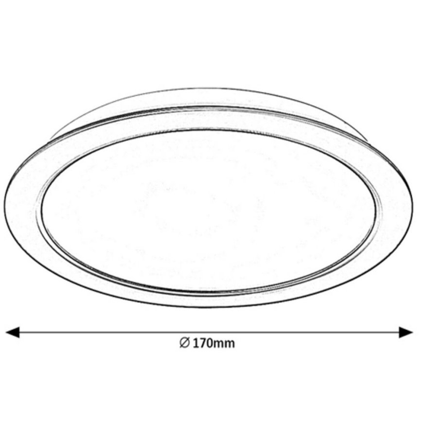 Rabalux - LED Recessed light LED/17W/230V d. 17 cm