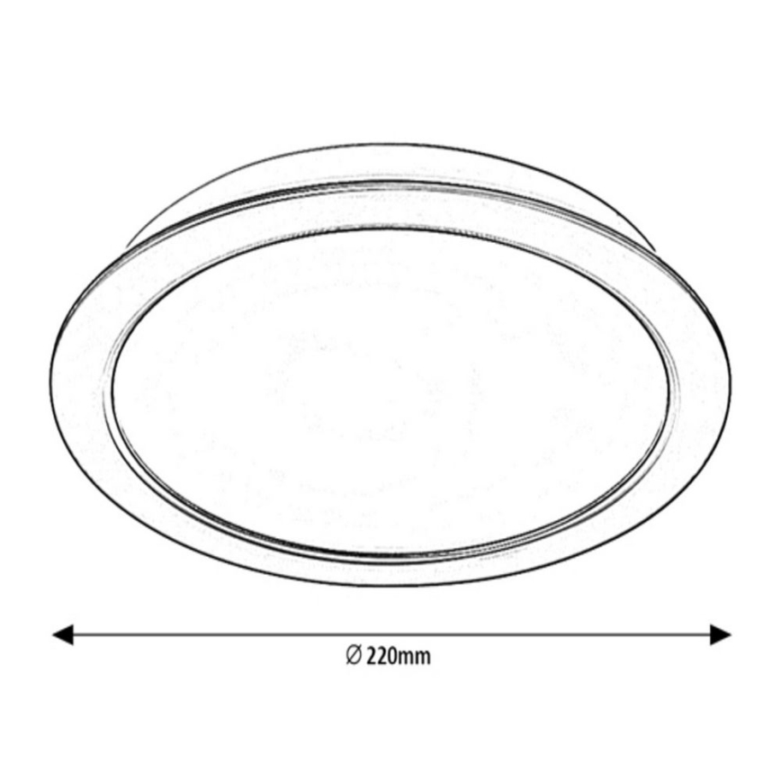 Rabalux - LED Recessed light LED/24W/230V d. 22 cm