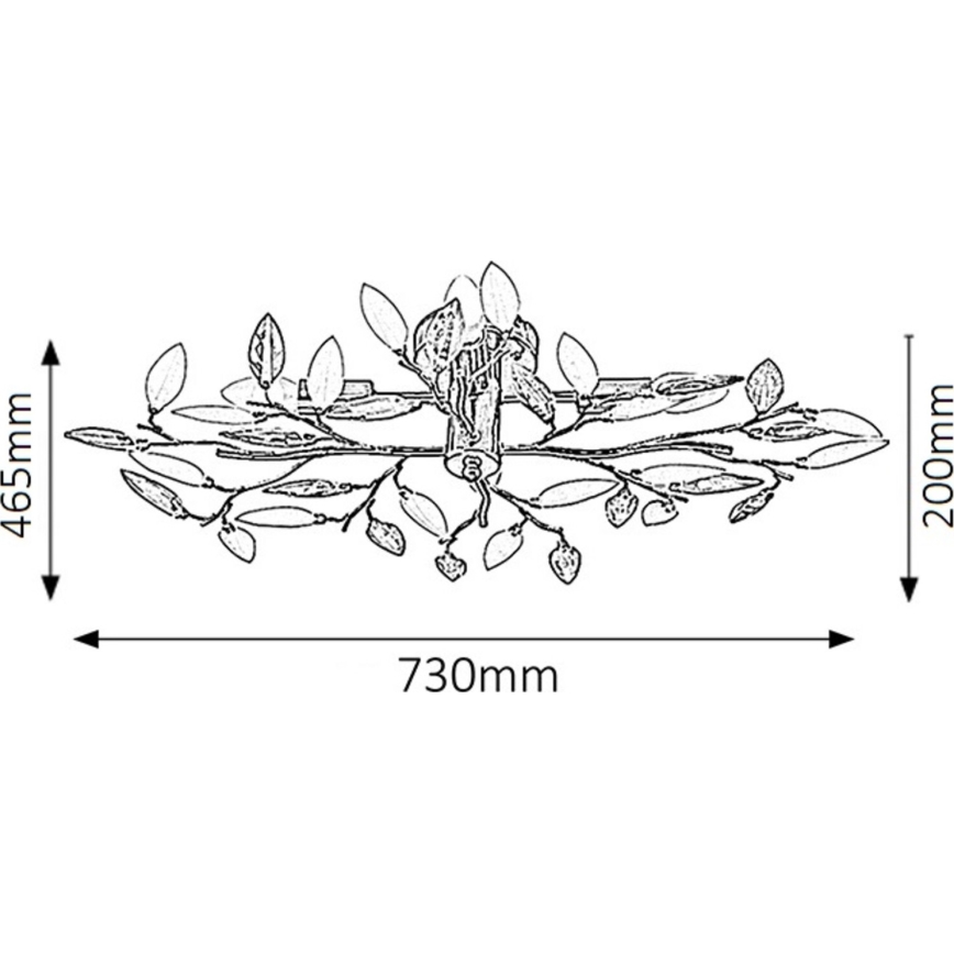 Rabalux - Ceiling light 4xE14/40W/230V