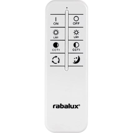 Rabalux - Dimmable LED Flush-Mounted Ceiling Light LED/48W/230V 3000K/4000K/6000K + Remote Control 49.5x49.5 cm