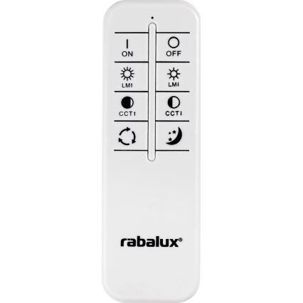 Rabalux - Dimmable LED Flush-Mounted Ceiling Light LED/48W/230V 3000K/4000K/6000K + Remote Control 49.5x49.5 cm