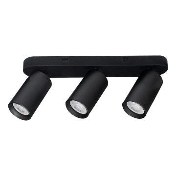 Rabalux - 3-Light GU10 Spotlight, 7W/230V, Black