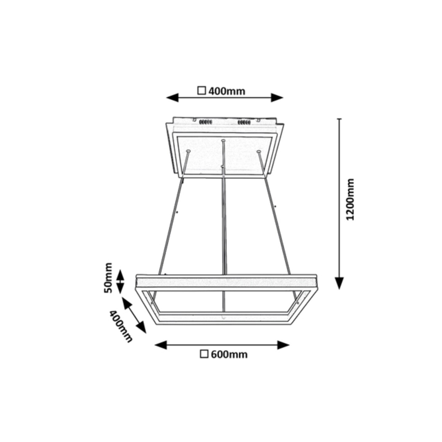 Rabalux - LED Chandelier on a string LED/60W/230V