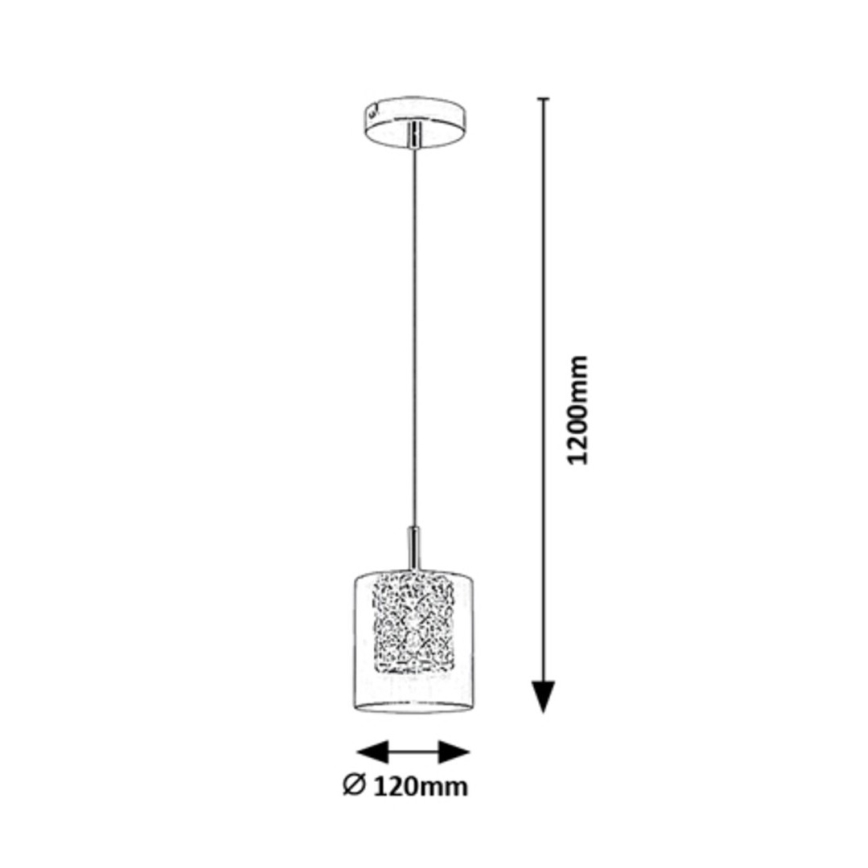 Rabalux - Crystal chandelier on a string 1xG9/40W/230V