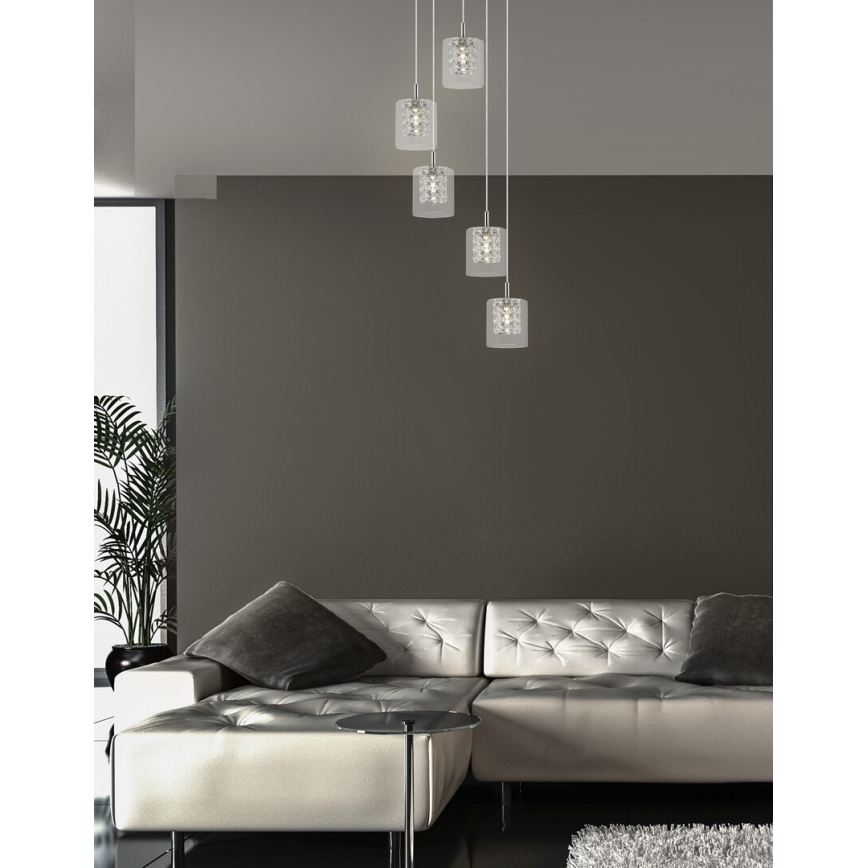 Rabalux - Crystal chandelier on a string 5xG9/40W/230V