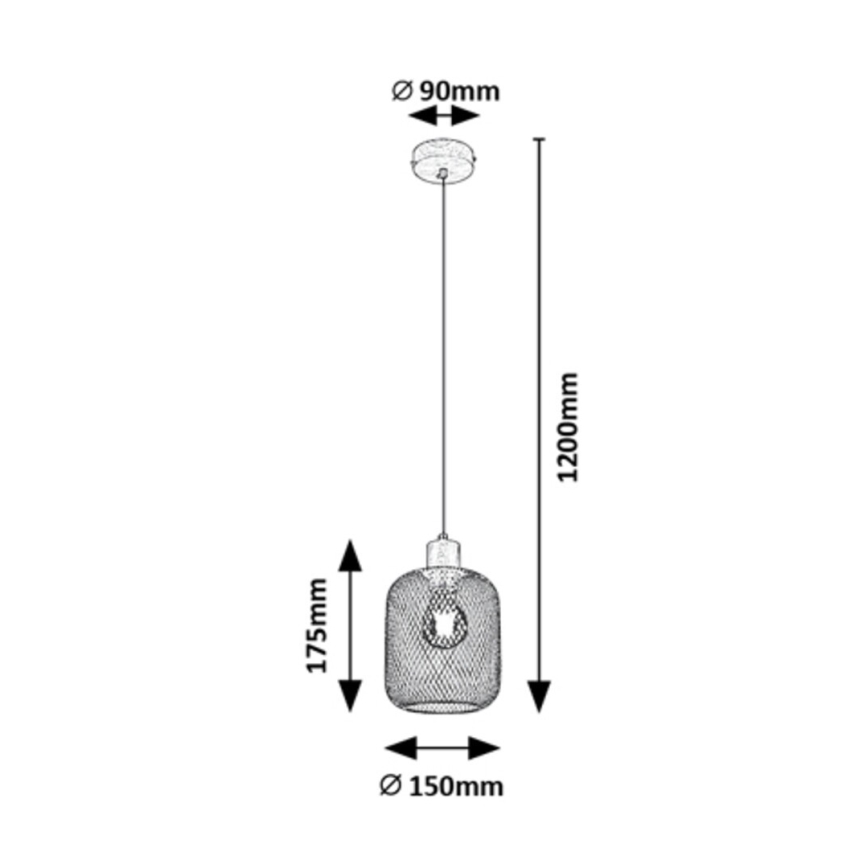 Rabalux - Chandelier on a string 1xE27/60W/230V
