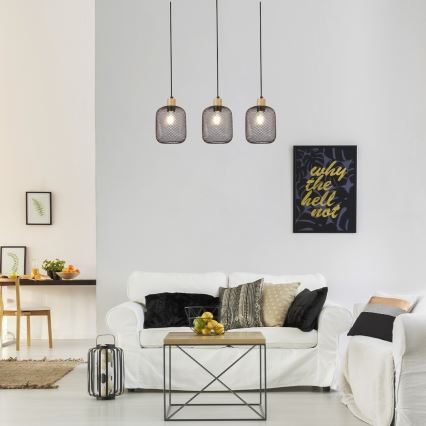Rabalux - Chandelier on a string 3xE27/60W/230V