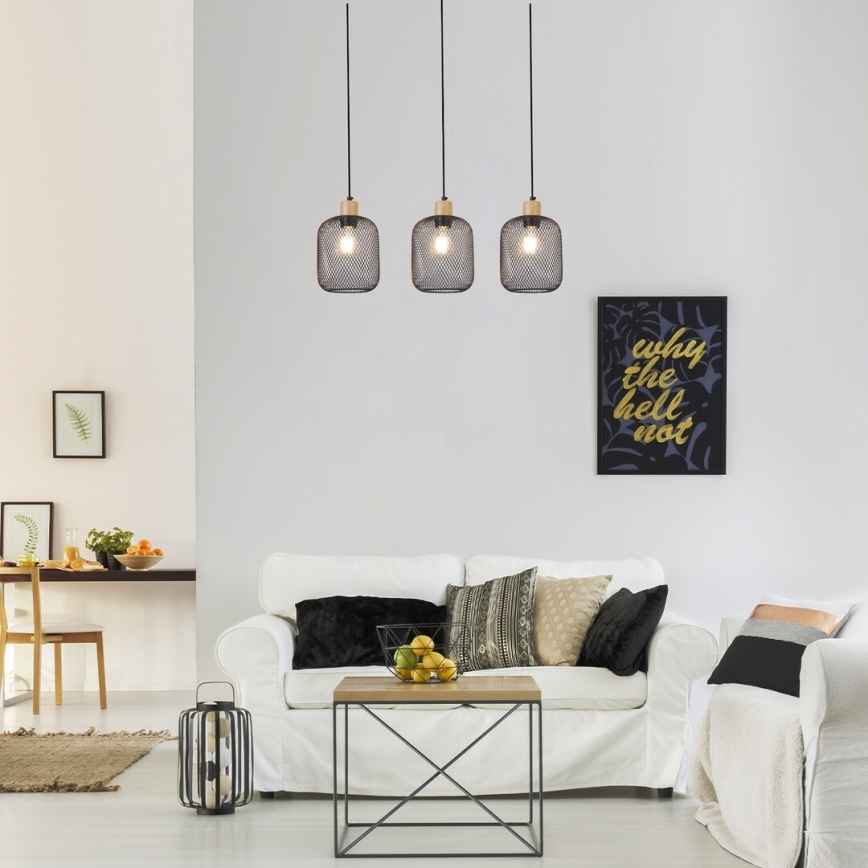 Rabalux - Chandelier on a string 3xE27/60W/230V