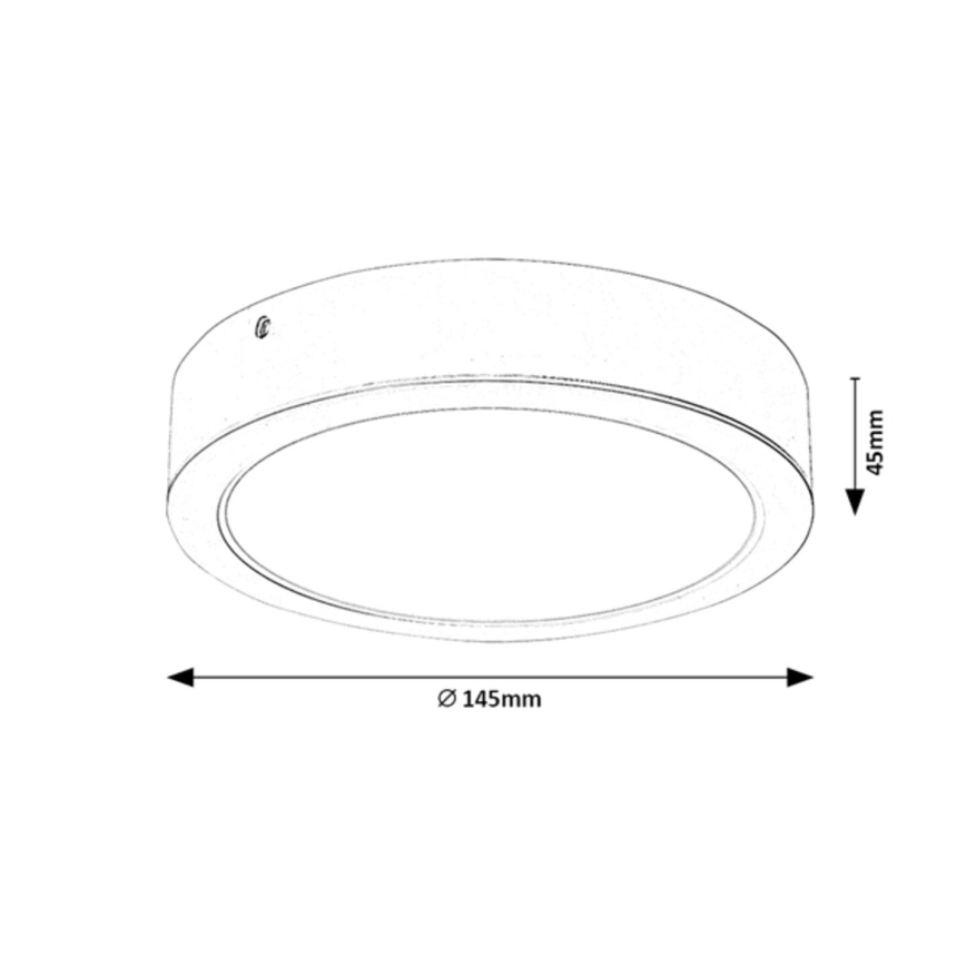 Rabalux - LED Ceiling light LED/12W/230V d. 14,5 cm