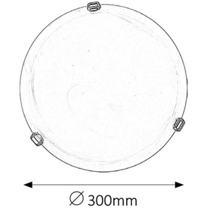 Rabalux - Ceiling light 1xE27/60W/230V