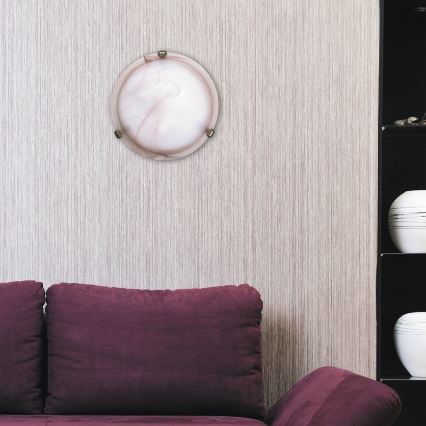 Rabalux - Alabaster glass ceiling light, 1x E27, 60W, 230V