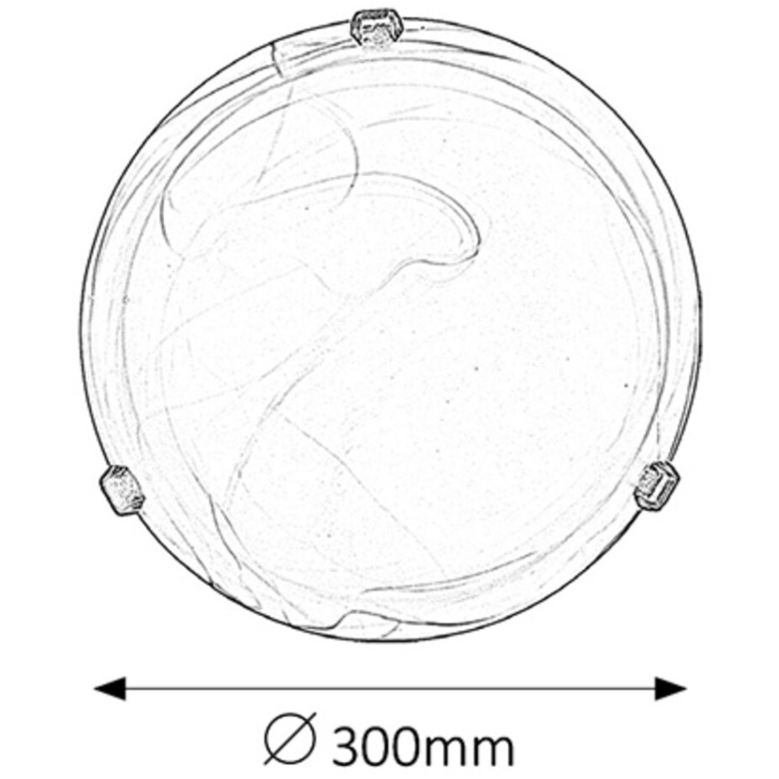 Rabalux - Ceiling light 1xE27/60W/230V