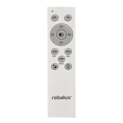 Rabalux - LED Dimmable ceiling light LED/72W/230V 3000-6500K + remote control