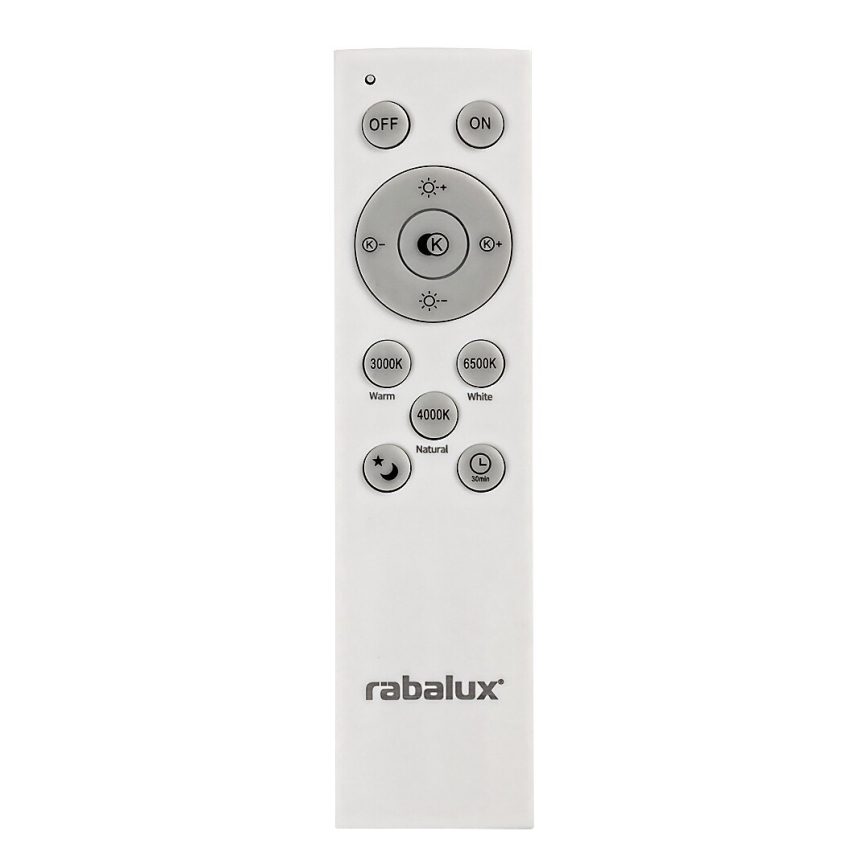 Rabalux - LED Dimmable ceiling light LED/72W/230V 3000-6500K + remote control