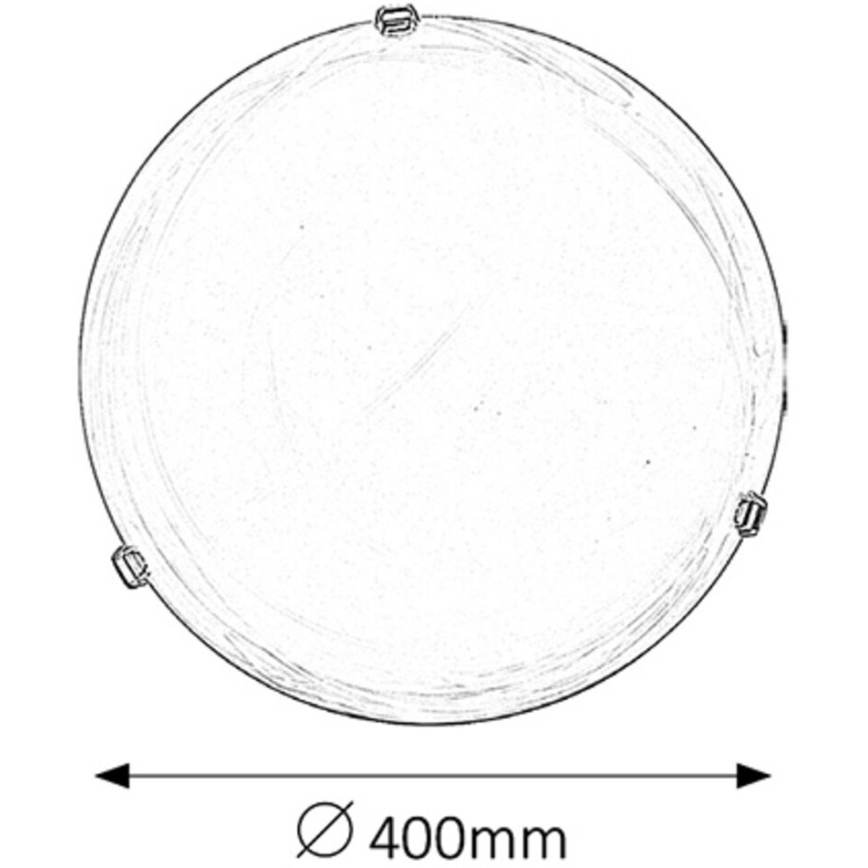 Rabalux - Ceiling light 2xE27/60W/230V alabaster glass