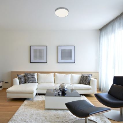 Rabalux - LED Ceiling Light LED/36W/230V Ø 40 cm Silver