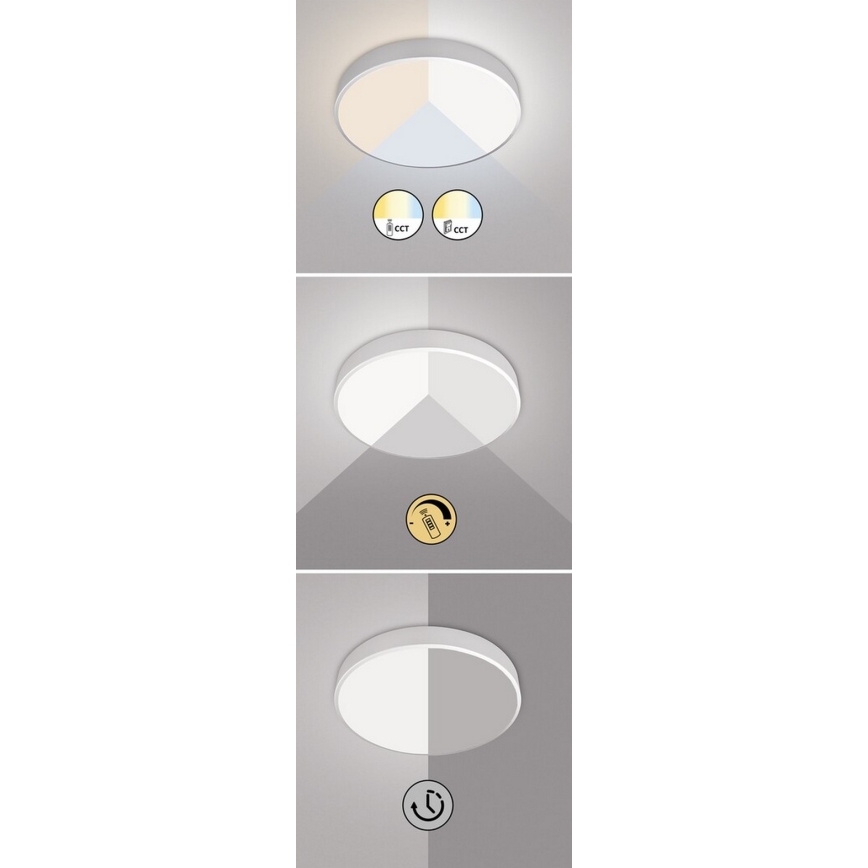 Rabalux - LED Dimmable ceiling light LED/60W/230V 60 cm + remote control