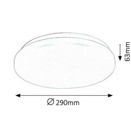 Rabalux - LED Ceiling light 1xLED/20W/230V d. 29 cm
