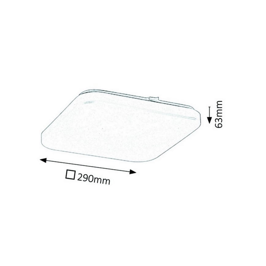Rabalux - LED Ceiling Light LED/20W/230V 29x29 cm