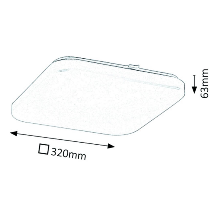 Rabalux - LED Ceiling light LED/32W/230V 32x32 cm