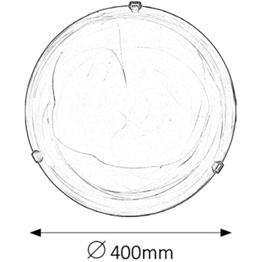 Rabalux - Ceiling light 2x E27/60W/230V, alabaster glass